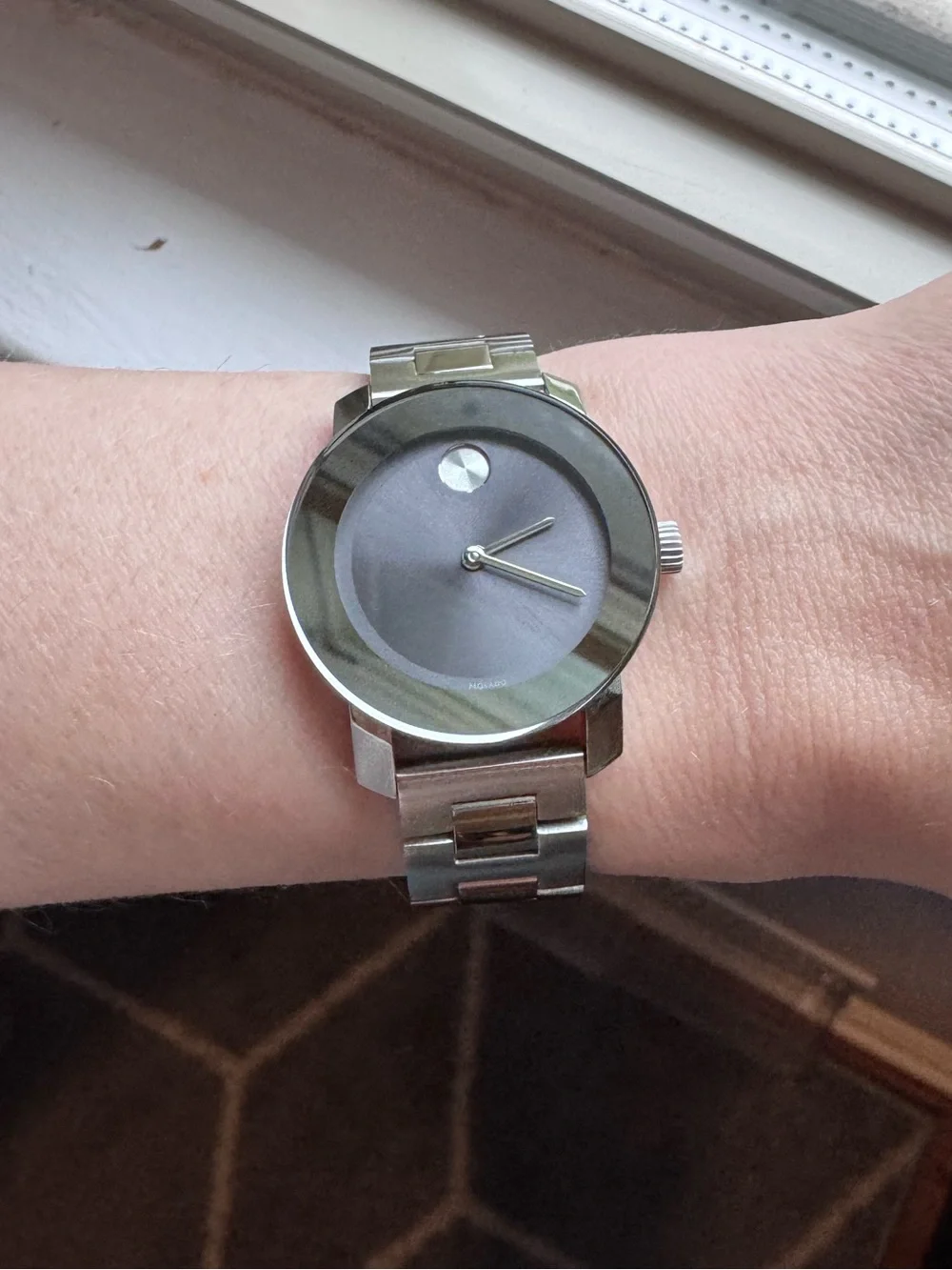Movado Bold Stainless Steel Watch